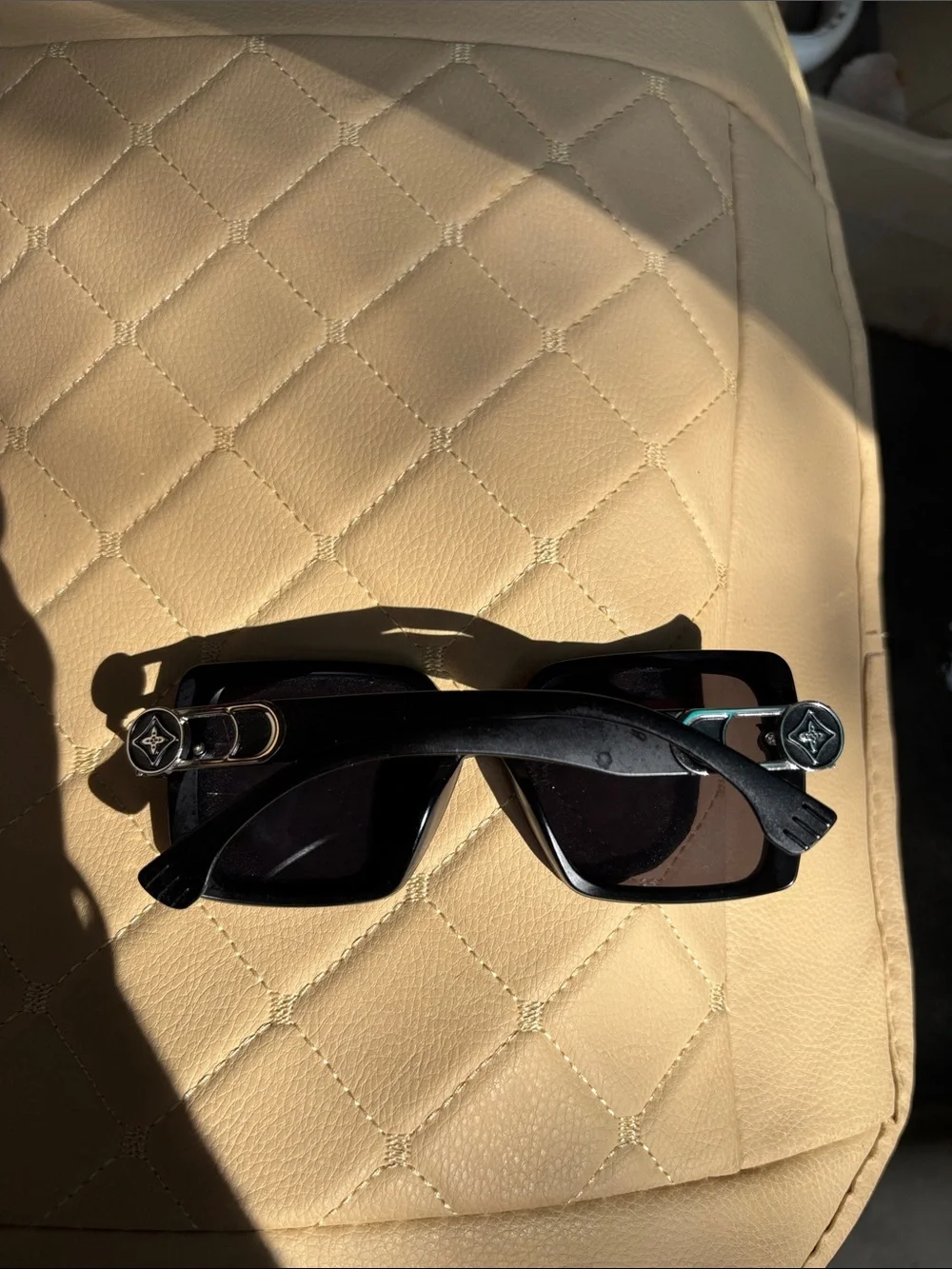 Black Geometric Women's Sunglasses - Unbranded lv - Picture 2 of 2